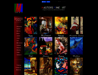 mastersfineartllc.com screenshot