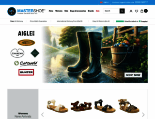 mastershoe.co.uk screenshot