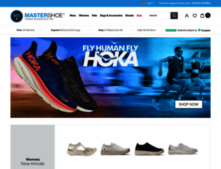 mastershoe.co.uk screenshot