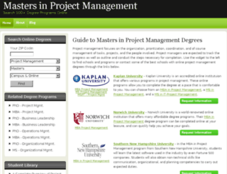 mastersinprojectmanagement.com screenshot