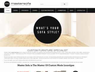 mastersofa.com.au screenshot
