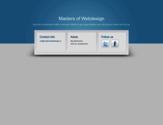 mastersofwebdesign.nl screenshot