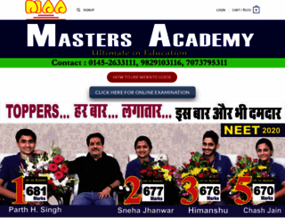 mastersonlineplatform.com screenshot