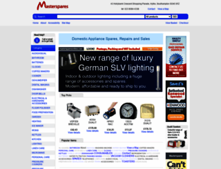mastersparesonline.com screenshot