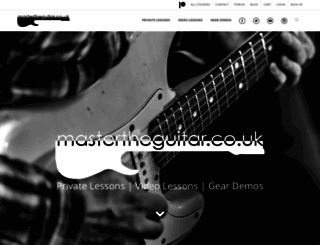 mastertheguitar.co.uk screenshot