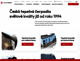 mastertherm.cz screenshot