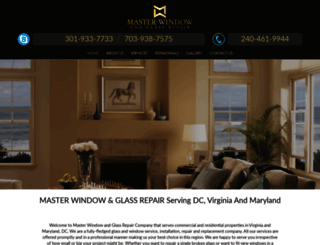 masterwindowandglassrepair.com screenshot