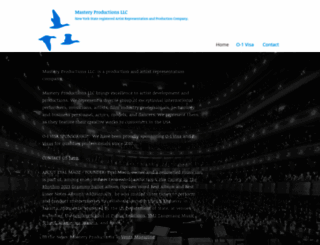 masteryproductions.com screenshot