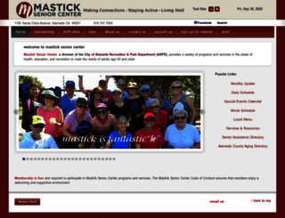 mastickcenter.com screenshot