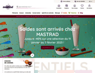 mastrad-paris.fr screenshot