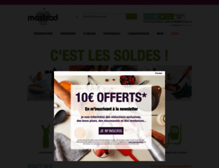 mastrad.fr screenshot