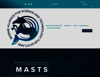 masts.ac.uk screenshot
