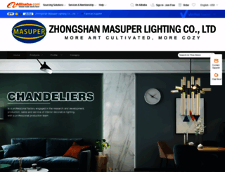 masuperlighting.en.alibaba.com screenshot