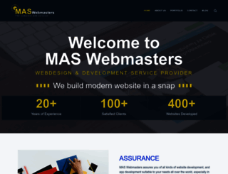 maswebmasters.com screenshot