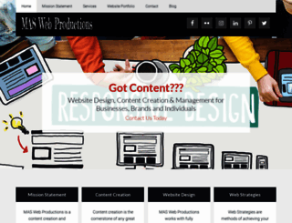 maswebproductions.com screenshot