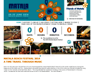 matalabeachfestival.com screenshot