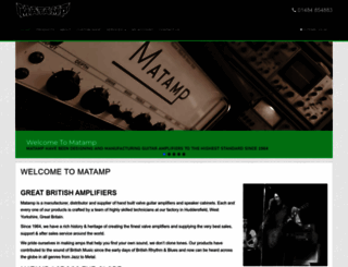 matamp.co.uk screenshot