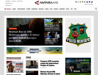 mataram.antaranews.com screenshot