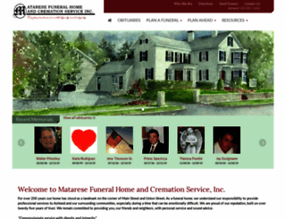mataresefuneral.com screenshot