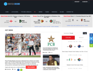 matchdekho.com screenshot
