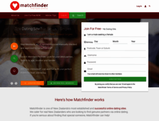 matchfinder.co.nz screenshot