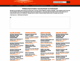 matchingjobs-vacaturebank.nl screenshot