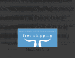 matchless-gifts.com screenshot
