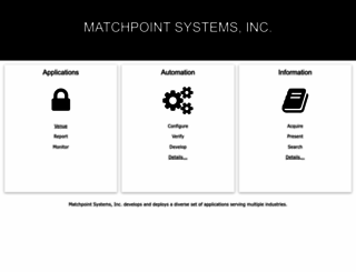matchpointsystems.com screenshot
