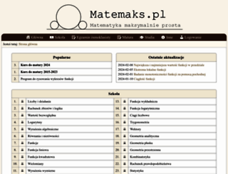 matemaks.pl screenshot