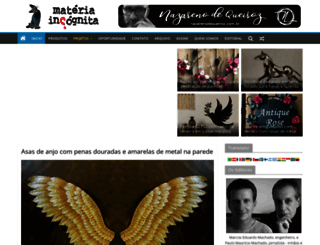 materiaincognita.com.br screenshot