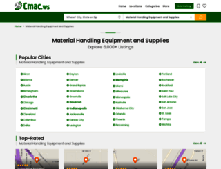 material-handling-equipment-dealers.cmac.ws screenshot