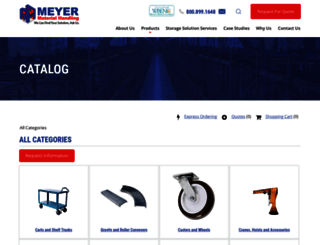 material-handling-equipment.meyermat.com screenshot