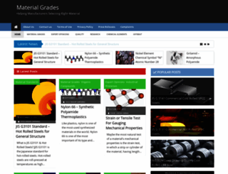 materialgrades.com screenshot