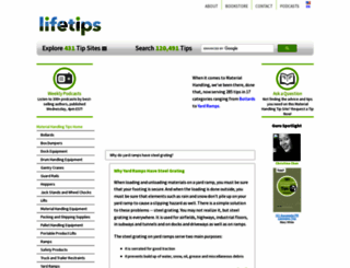 materialhandling.lifetips.com screenshot