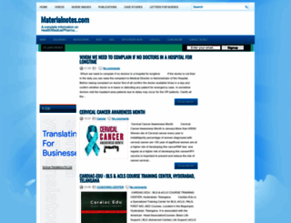 materialnotes.com screenshot