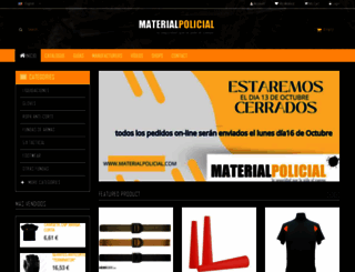 materialpolicial.com screenshot