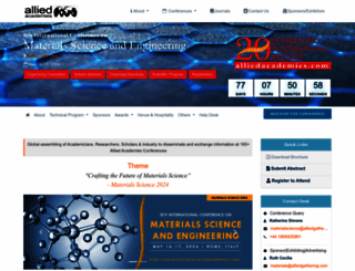materialscience.alliedacademies.com screenshot