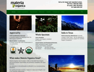 materiaorganica.com screenshot