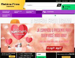 materiaprimasuplementos.com.br screenshot