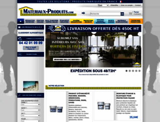 materiaux-produits.com screenshot