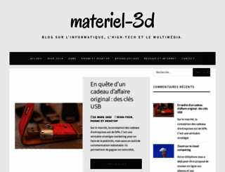 materiel-3d.com screenshot