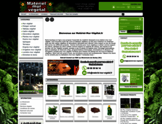 materiel-mur-vegetal.fr screenshot
