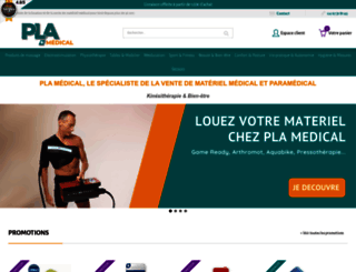 materiel-pla-medical.fr screenshot