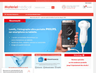 materielmedical.fr screenshot