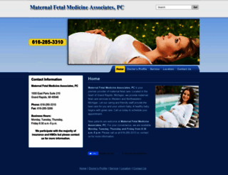 maternalfetalmedicinemi.com screenshot