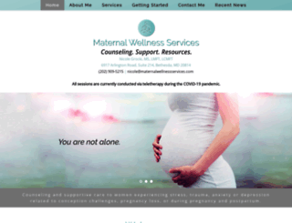 maternalwellnessservices.com screenshot
