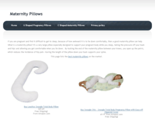 maternitypillows.yolasite.com screenshot