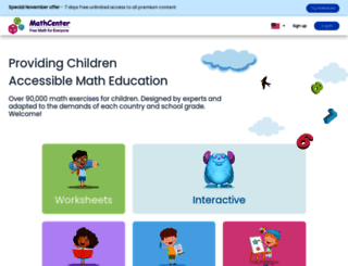 math-center.org screenshot
