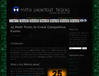 math-shortcut-tricks.com screenshot