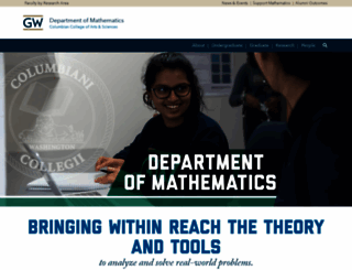 math.columbian.gwu.edu screenshot